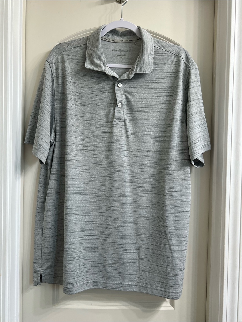 Walter Hagen Gray Heather Polo Shirt